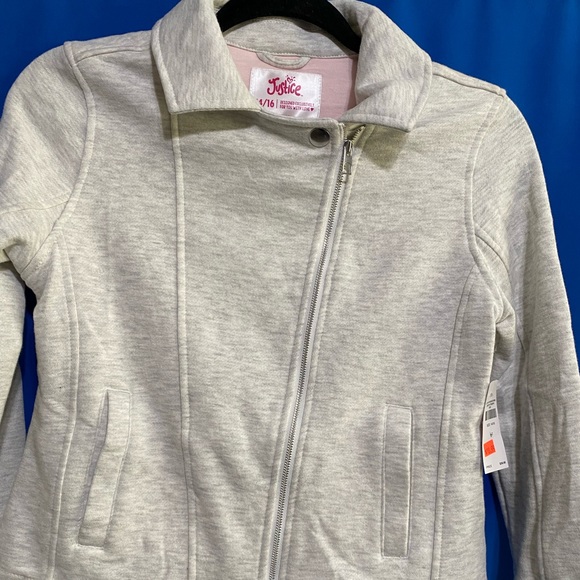 NWT Justice Jacket Gray size 14/16 - Picture 10 of 16